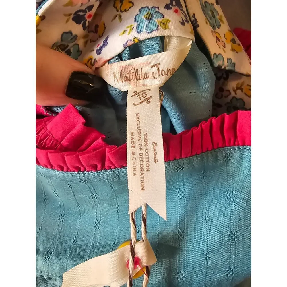 Matilda Jane Enchanted Garden Full of Wonder Dawson Floral Ditsy shorties 8/10